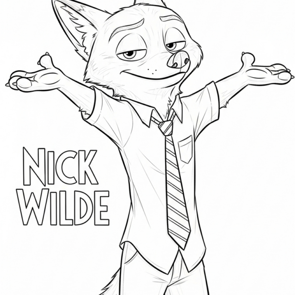 Tranh tô màu dễ thương